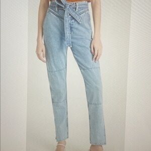 Rag & Bone high rise Mia Yoke blue jeans size 28